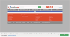 Desktop Screenshot of downloadspiele.spielen.de