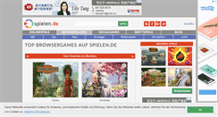 Desktop Screenshot of browsergames.spielen.de