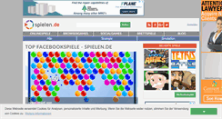 Desktop Screenshot of facebookspiele.spielen.de